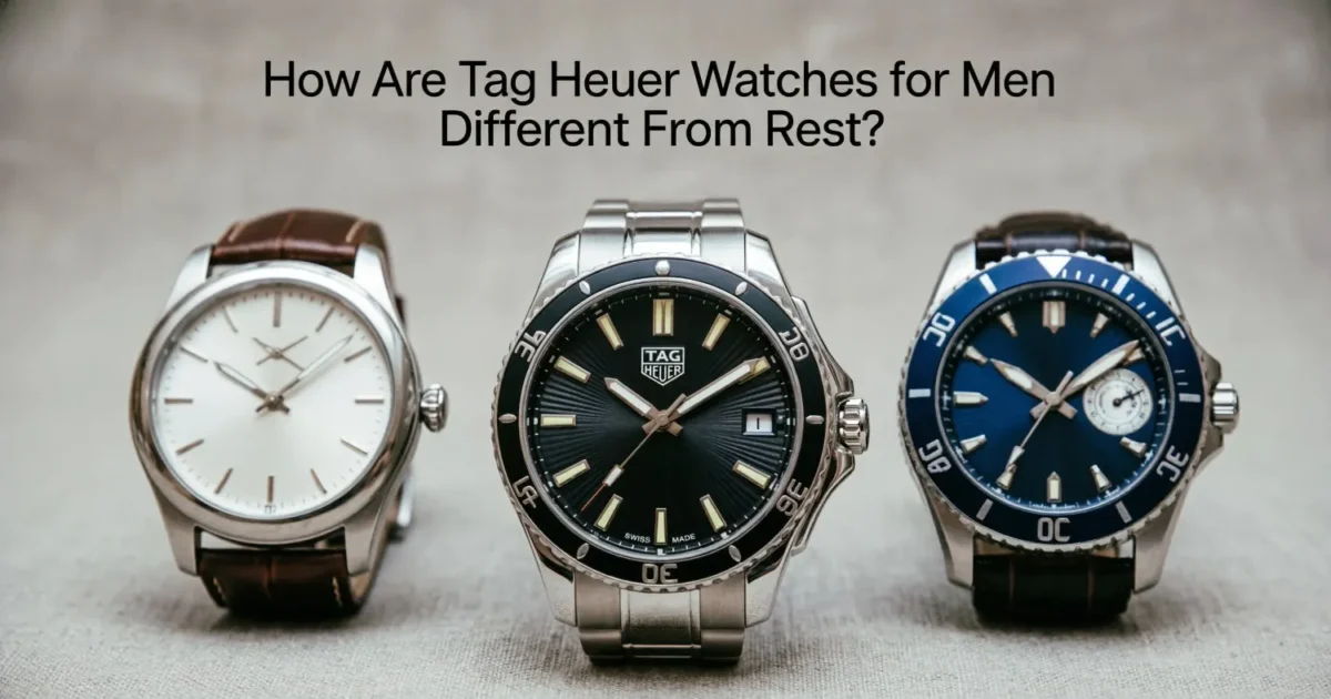 How Are Tag Heuer Watches for Men Different From Rest