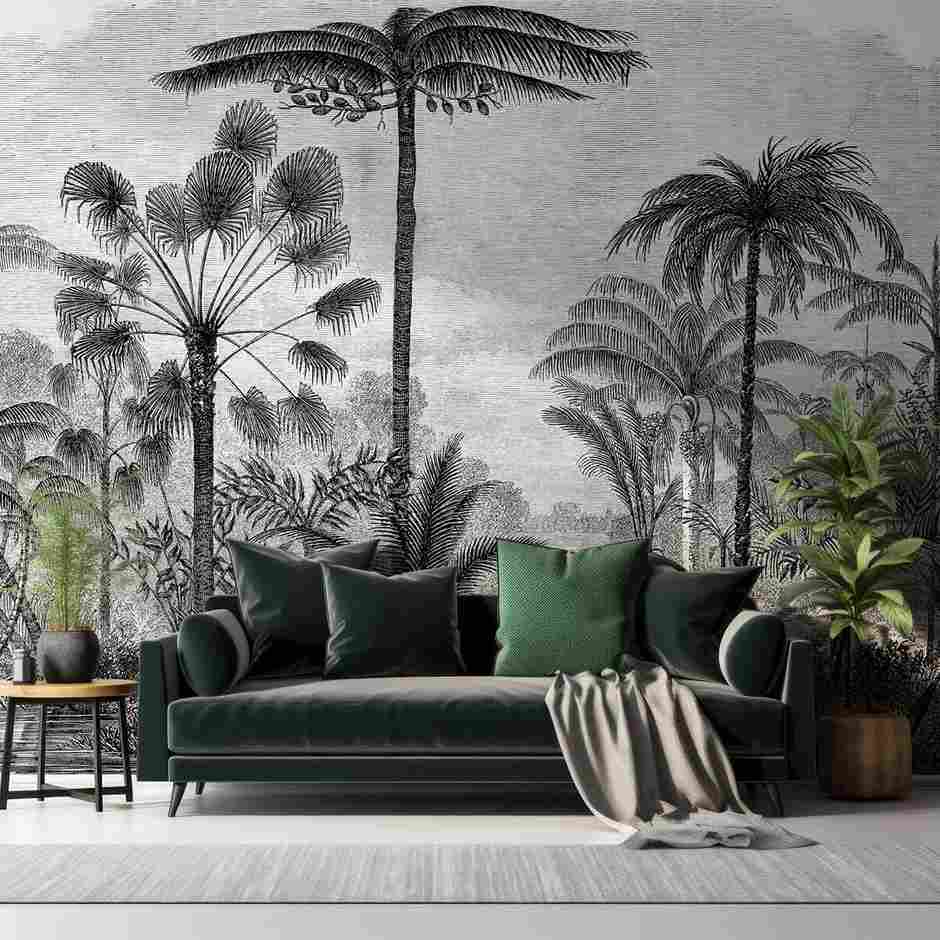 Affordable wallpaper installation services in Rawalpindi living room design